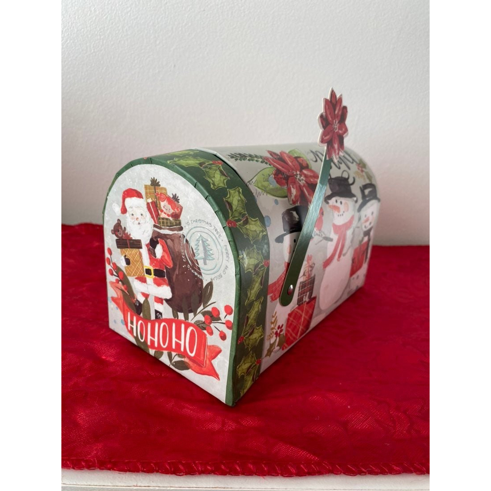 Santa christmas mail box decoration
